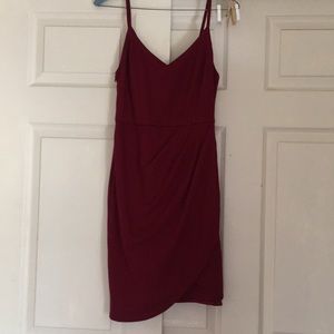 Red wine dress